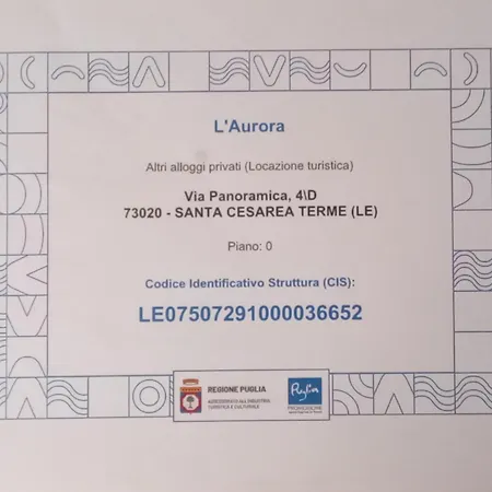 Aurora * Santa Cesarea Terme